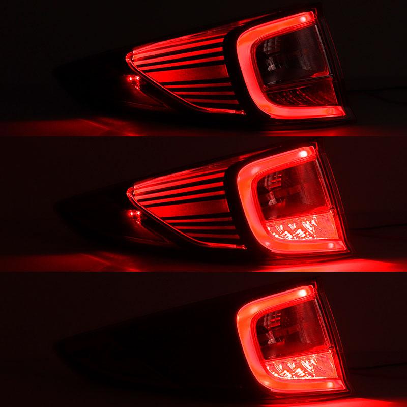 For Honda Acura RDX 2019 Car Exterior Accessories Rear Tail Light Warning Brake Light Signal Lamp Housing Car Taillight Assembly