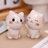 Hand-Painted Ceramic Lucky Cat Ornament – Japanese Gift