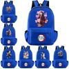 Colorful Cartoon Demon Slayer Printed Backpack for Girl Boy Student Teenager Schoolbag Women Rucksak Large Capacity Waterproof Travel Bag Gift