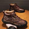 Martin Men's Winter Boots: Large Size, Anti-Cold, Plus Velvet, Warm Outdoor Sports and Casual Shoes