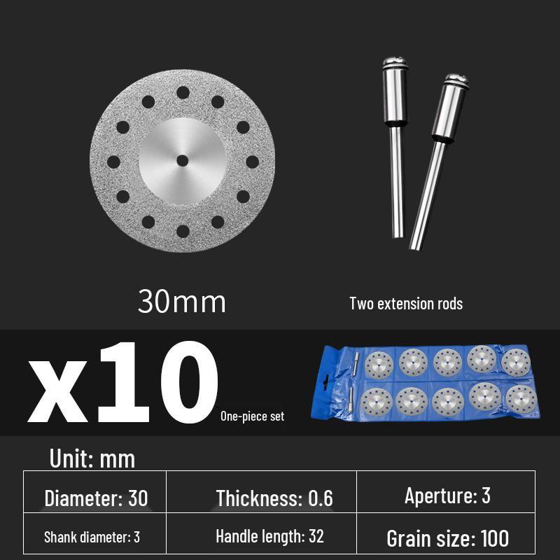 Jade Glass Diamond Abrasive Grout Cleaning Mini Saw Blade, Electric Grinding Disc
