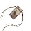 Grid Style, Mobile Phone Bag, Miscellaneous Storage Bag, Walking Key Change Card Bag, Hand-held Small Cloth Bag, Mobile Phone Bag