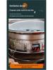 Smokeless Charcoal Grill Set with Tea-Boiling Feature, Ideal for Outdoor and Household Use.