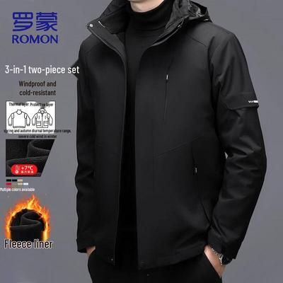 Chaqueta Exterior 3 en 1 con Forro Polar para Hombre
