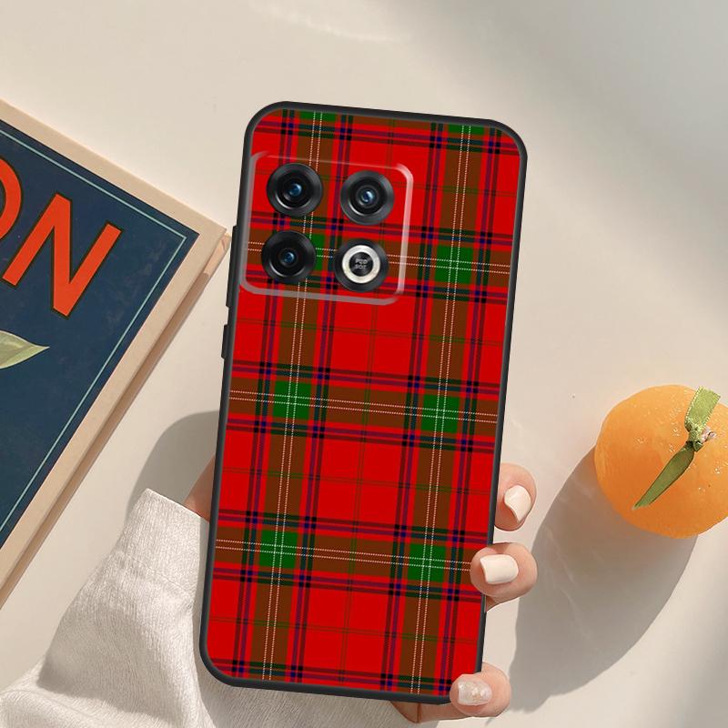 Clan Stewart Dress Tartan Plaid Case For OnePlus Nord 5 CE 2 3 4 Lite N20 N30 OnePlus 15 13 12 11 13T 10T 10R 12R 13R Cover