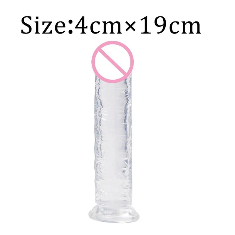7 Size Realistic Dildo Jelly Penis Suction Cup Dildo Big Dick Female Masturbator Clitoral Stimulator Lesbian Sex Toys For Women