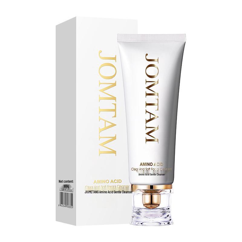 

Jiumeitang Маленька біла туба Амінокислотна пінка для вмивання - М яка, Контроль жирності, Зволожуюча для чоловіків та жінок.