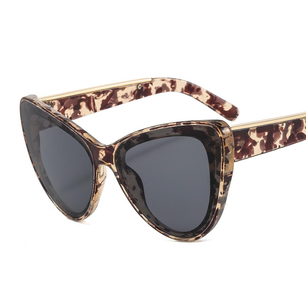 High Quality Custom Logo Promotional Vintage Oversized Sunglasses Custom Shades Sunglasses Women's Cat Eye Sunglasses 2024