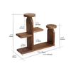 Stand Wood Wooden Tiered Plant Indoor Use Display Shelf for Living Room, Balcony