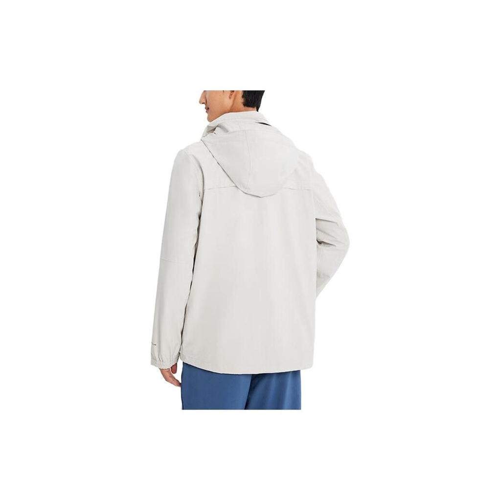 Columbia Travel Camping Leisure Solid Color Logo Soft Shell Outdoor Hiking Waterproof Warm Jacket Men Jacket Beige XE2587-278