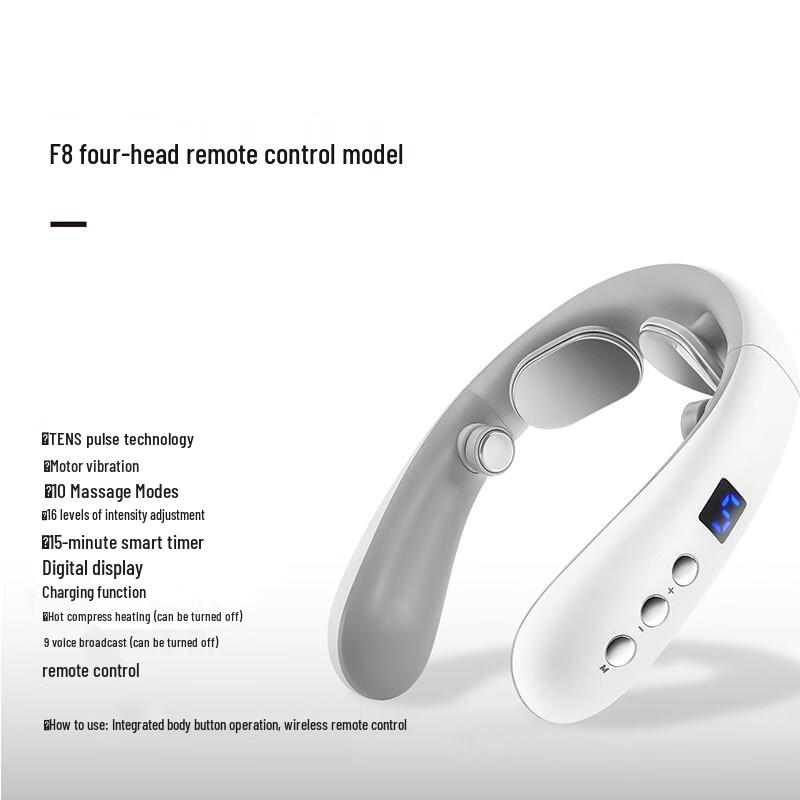 Meilan EMS Neck and Shoulder Massager with Heat and Voice Control