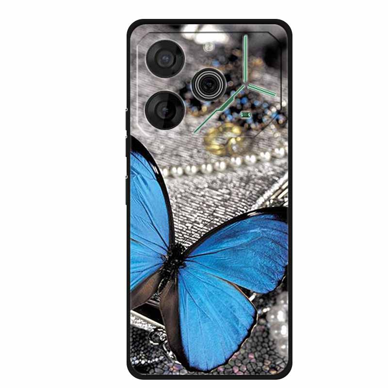 Für Tecno Pova 6 Neo Hülle Tiere TPU Weiches Silikon Rückabdeckung Handyhüllen für Tecno Pova 6Neo 6,78" Stoßfest Wolf Cool funda