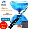 Beginner Student Diabolo Set with Three/Five-Bearing, Bell & Luminous Double-Head