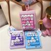 Cartoon Fingertip Button Keyring Cute Keyboard Clicker Keychain  Bag Ornaments