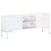 Day and Night - Day and Night Solid White Mango Wood TV Cabinet 115x30x46 Cm