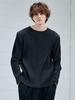 Waiowai Round Neck Basic Pleated T-Shirt_2 Colors