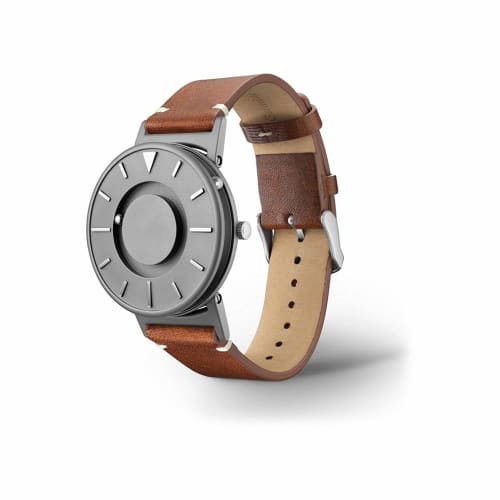 Eone Bradley Classic Titanium Watch with Italian Leather, Brown