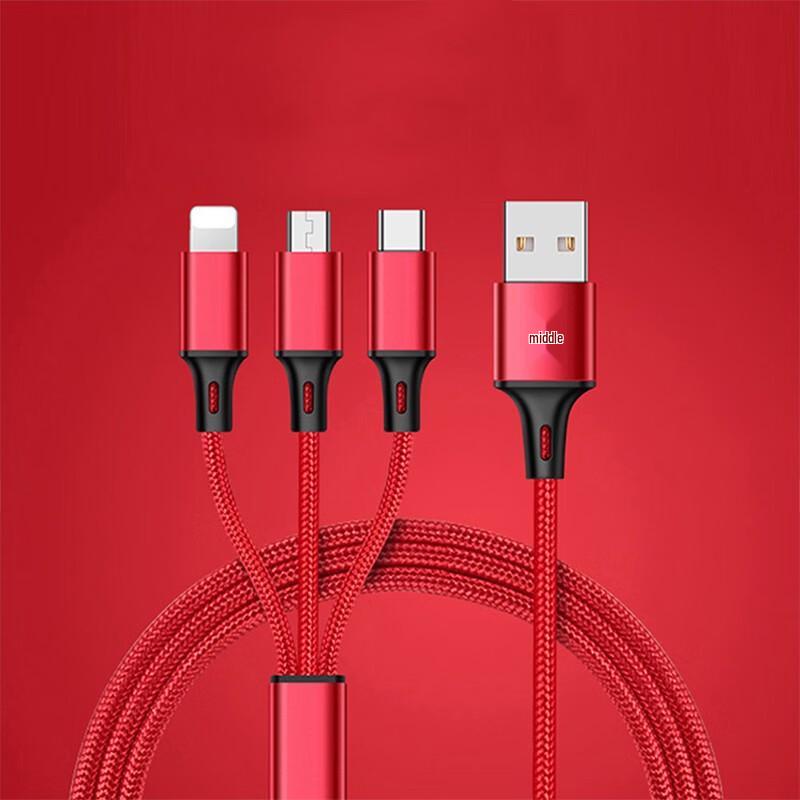 Shizuku Golden Snake Blessing 3-in-1 Charging Cable