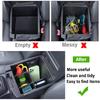 JKCOVER Center Console Dividers Organizer Compatible With Toyota Tacoma 2016-   Accessories,Ert Box ABS Secondary Storage