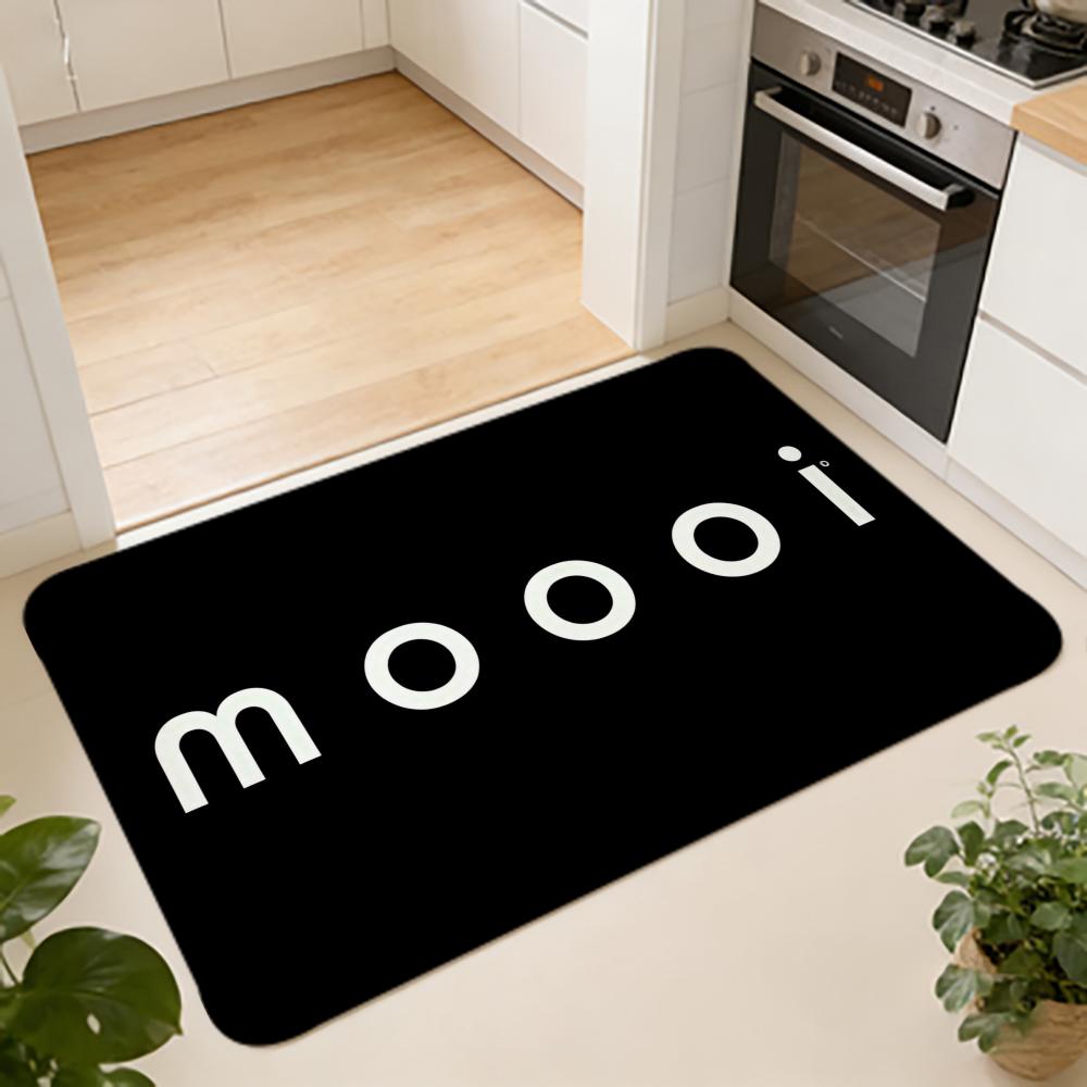 Beauty M-Moooi Floor Mat Absorbent Floor Mat Non-Slip Entrance Rug for Bathrooms Restrooms and Toilets