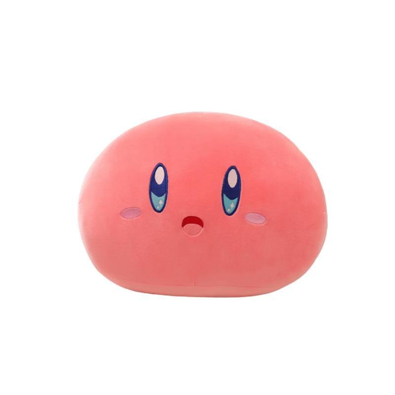 Cute Kirby Sleeping Pillow Plush Toy For Sofa Decor And Comfortable Rest Large Size Expression Dumpling Doll Perfect Gift For Girls