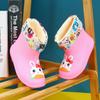 Children's Rain Boots with Bunny Design, Cotton Lined, 14 Cm Inner Length