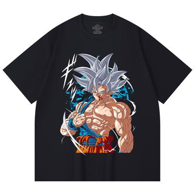 230 Gsm 100% Βαμβάκι Dragon Ball V47 Goku Ultra Instinct Εκτύπωση Unisex Βαμβακερό T-Shirt