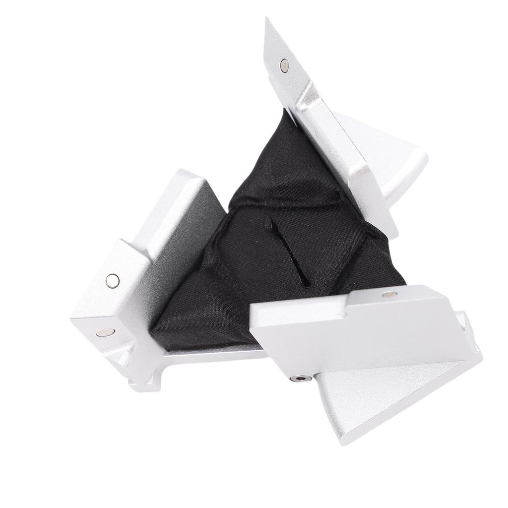 Boîte à bague cinétique Alliage d'aluminium Magnétique Pliante Étui à bijoux pour bague Support pour bague de fiançailles pour