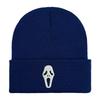 Hot-selling scream killer mask knitted hat autumn and winter fashion trend couple wool hat