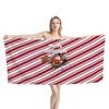 Christmas Gifts For Couple Bathroom Beach Towel Cute Santa Claus Design Women Swimming Fitness Exercise Yoga Mat Quick Dry Towel