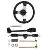Go Kart Steering Wheel Assembly Set Adjustable 300mm 11.8in Diameter for 150cc‑250cc Engines