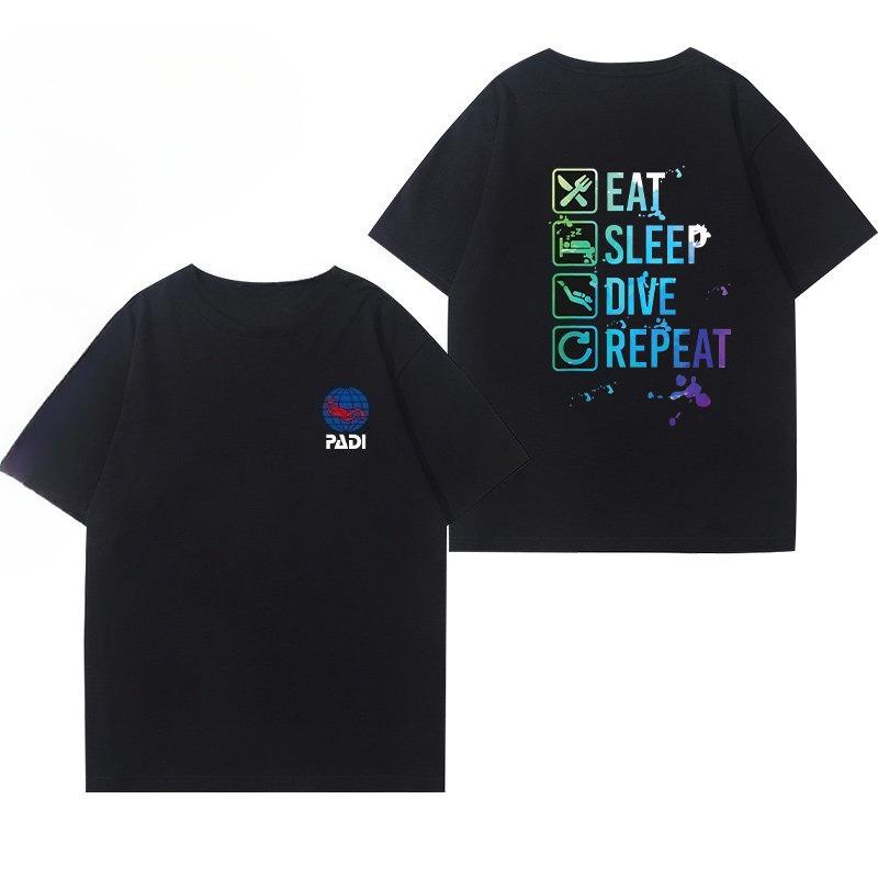 PADI Diving Instructors Cotton Tshirt From CMAS World Diving Association Unisexs Clothing Womens Clothing 2026 Summer T Shirt