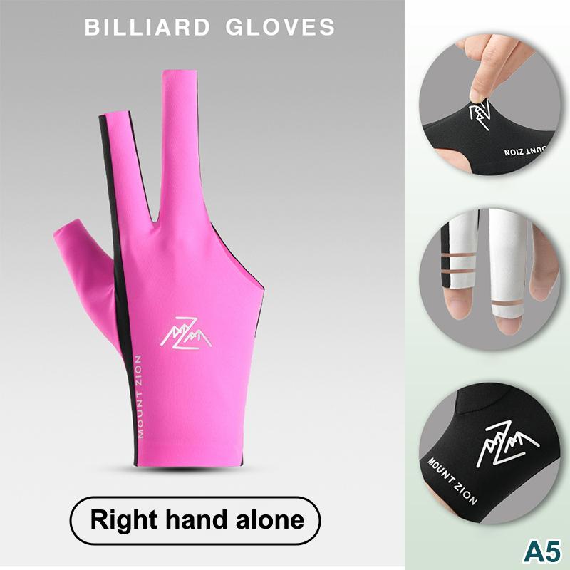 Billiard Gloves With Fingerless Breathable Professional Pool Gloves Lightweight Three-Finger Gloves For Billiard Accessories