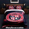 Southampton Football Design Bed Bedding Set 1 Duvet Cover + 2 Pillowcases Soft Breathable Household Bed Linens
