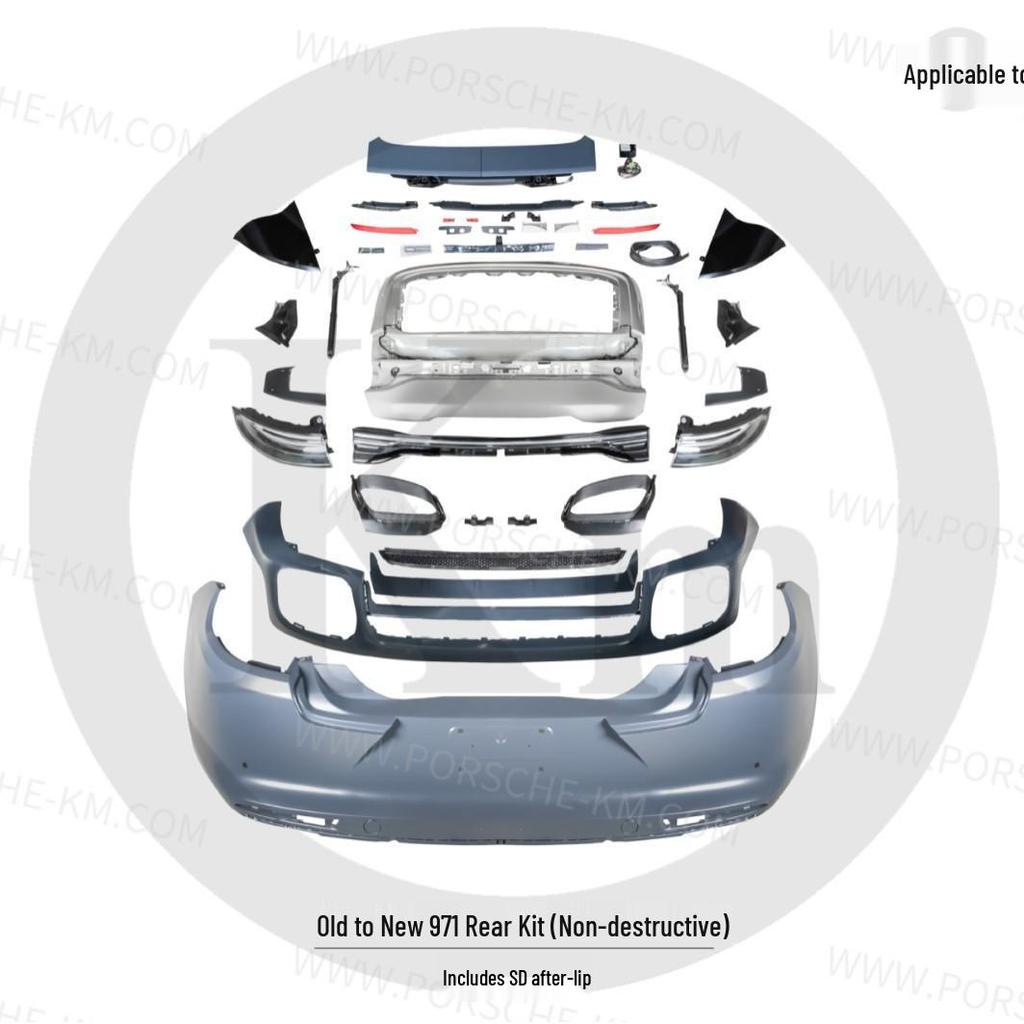 Retrofit Kits for 2010-2016 Panamera 970 & 971 Replica Versions Front and Rear