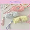 Kids Cartoon Embroidered Large Capacity Pencil Case With Soft Polyester For Girls And School Supplies