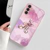 Die Glas-Handyhülle mit dem Design Krone A ist geeignet für Samsung Galaxy S26 S25 S24 S22 S21 S20 FE/Ultra/Plus stoßfest