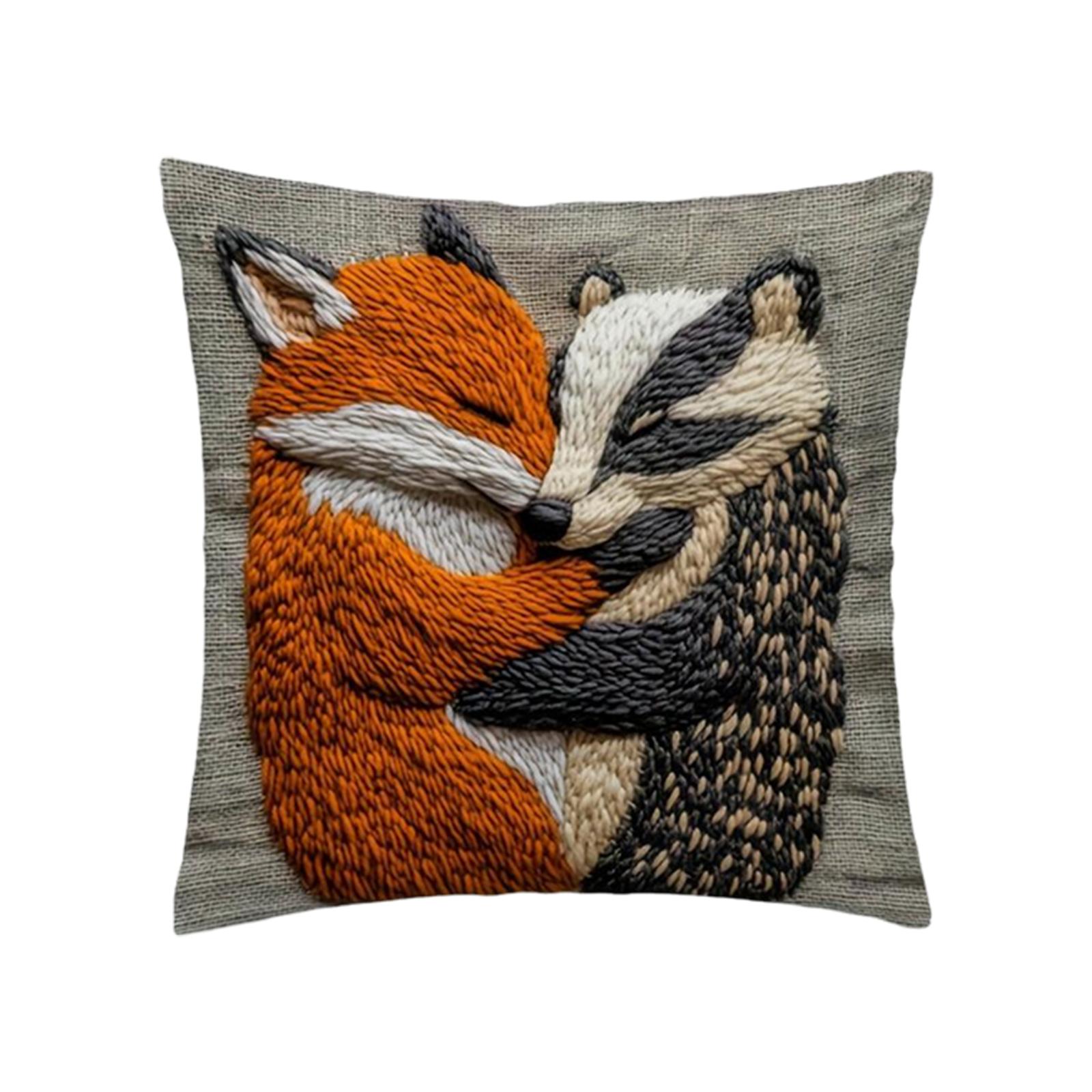 

Single-sided Imitation Embroidery Printed Pillowcase With A Two- Design, Perfect For Home And Living Room Decoration. One Size жёлтый