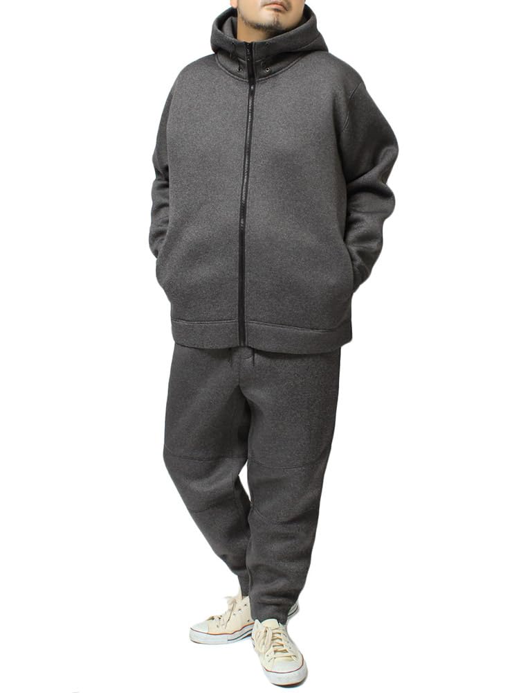 One Colors Men's Plus Size Jogger Pants, Stretch Bonded Diver Jersey, Water-Repellent, Sweatpants, Gray, Size 3L