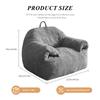 Oversized Cloud-Like Bean Bag Chair with Integrated Top Handle for Effortless Mobility and Cozy Living Space Integration