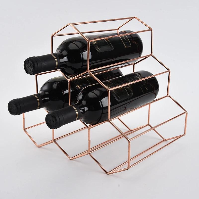 Support for Wine Bottle Holder Bottle Display Stand Wine Bottles Storage Home Bar Accessories Rack Showcase Organizer Shelf Iron