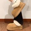 2024 Casual Fluffy Slippers Women's Home Flat Plush Designer Winter New Shoes Warm Thick Sole Ankle Boots