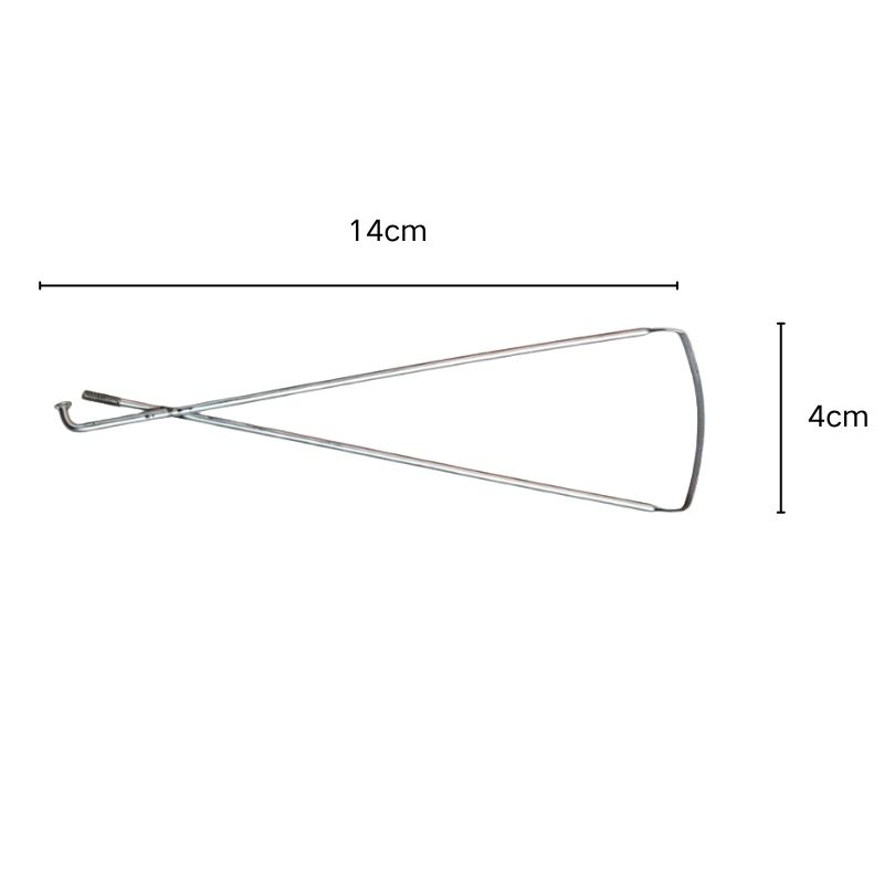 Pottery Fork Trimming Knife Metal Scraping Tool Ceramic Clay Sculpting Trimming Polishing Tool for DIY Handmade Pottery