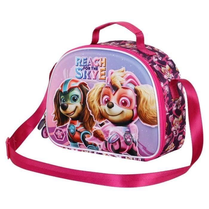 Sac repas 3d - la pat' patrouille mighty - rose - taille unique