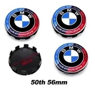 -4pcs 56/68mm Car Hub Cap Wheel Center Cap Emblem 50th Anniversary Badge For BMW E90 E60 F10 F20 G20 G30 E53 E85 E70 E84 F48