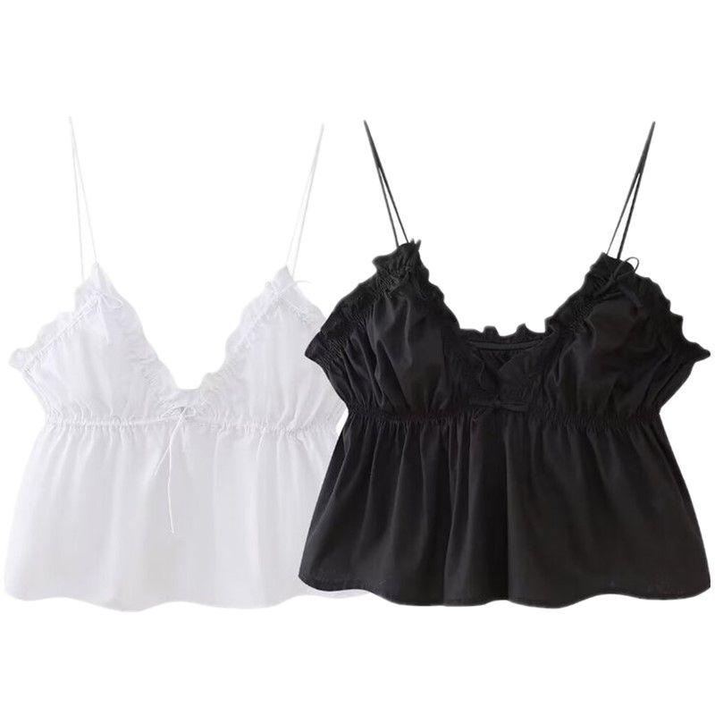 Fashion Style 2024 Spring New Women's Clothing Stylish Bowknot Decoration Poplin Tops 2715200 250