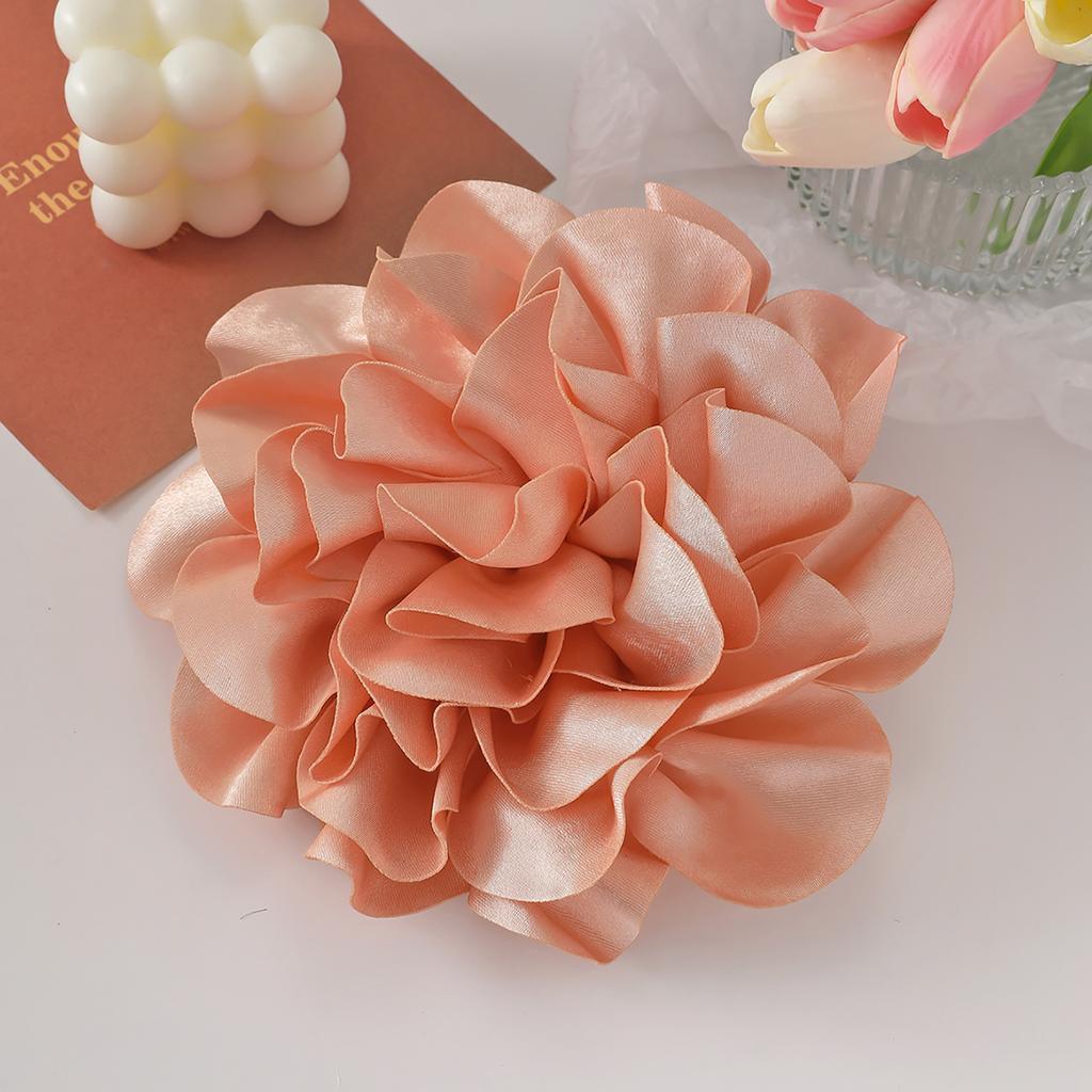 Chic 20cm Flower Brooch Fabric Peony Charm Breastpin Stylish Party Accessory Fashion Lapel Pin Statement for Women