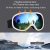 Gogle narciarskie Anti-Fog, dwuwarstwowe, gogle narciarskie, gogle snowboardowe z ochroną UV