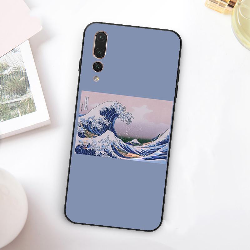 Great Kanagawa Wave For Huawei Nova Y73 Y72 Y90 Y70 Y60 Y91 Y61 12s 12i 11i 8i 9 10 SE P60 P30 Pro P40 Lite Case