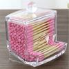 Plastic Cotton Swab Box, Jewelry Box, Storage Box, Crystal Cotton Swab Box, Transparent Cotton Swab Box